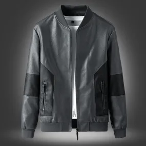 2024 Men's spring/Fall soft leather jacket