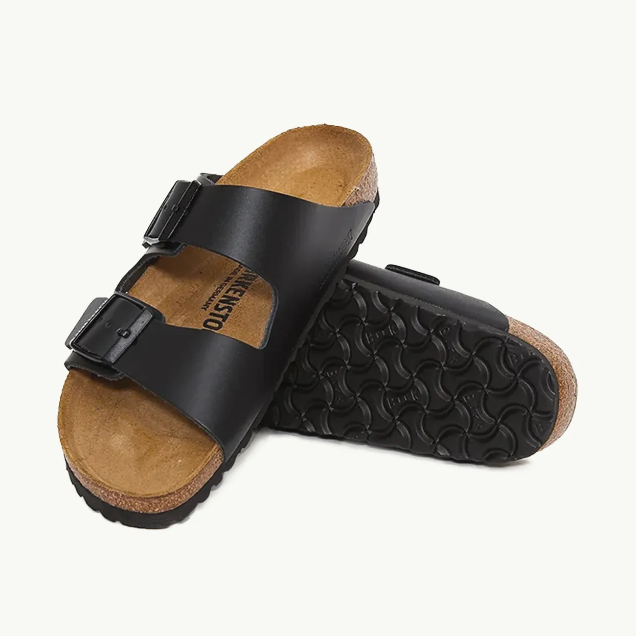 Arizona Smooth Leather Narrow - Black