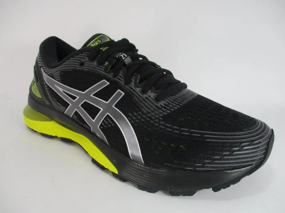 Asics men's running shoe Gel Nimbus 21 1011A169 003 black lemon yellow