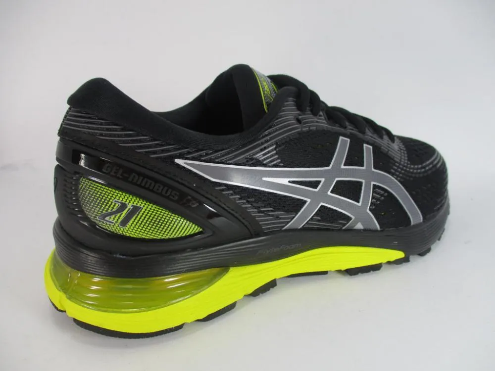 Asics men's running shoe Gel Nimbus 21 1011A169 003 black lemon yellow