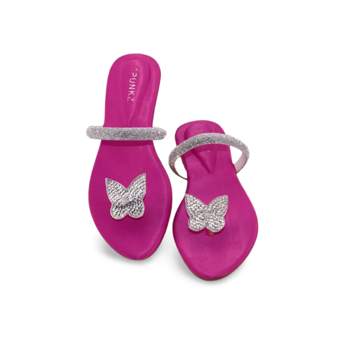 Beautifull Women’s Butterfly Embellished Flat Sandals