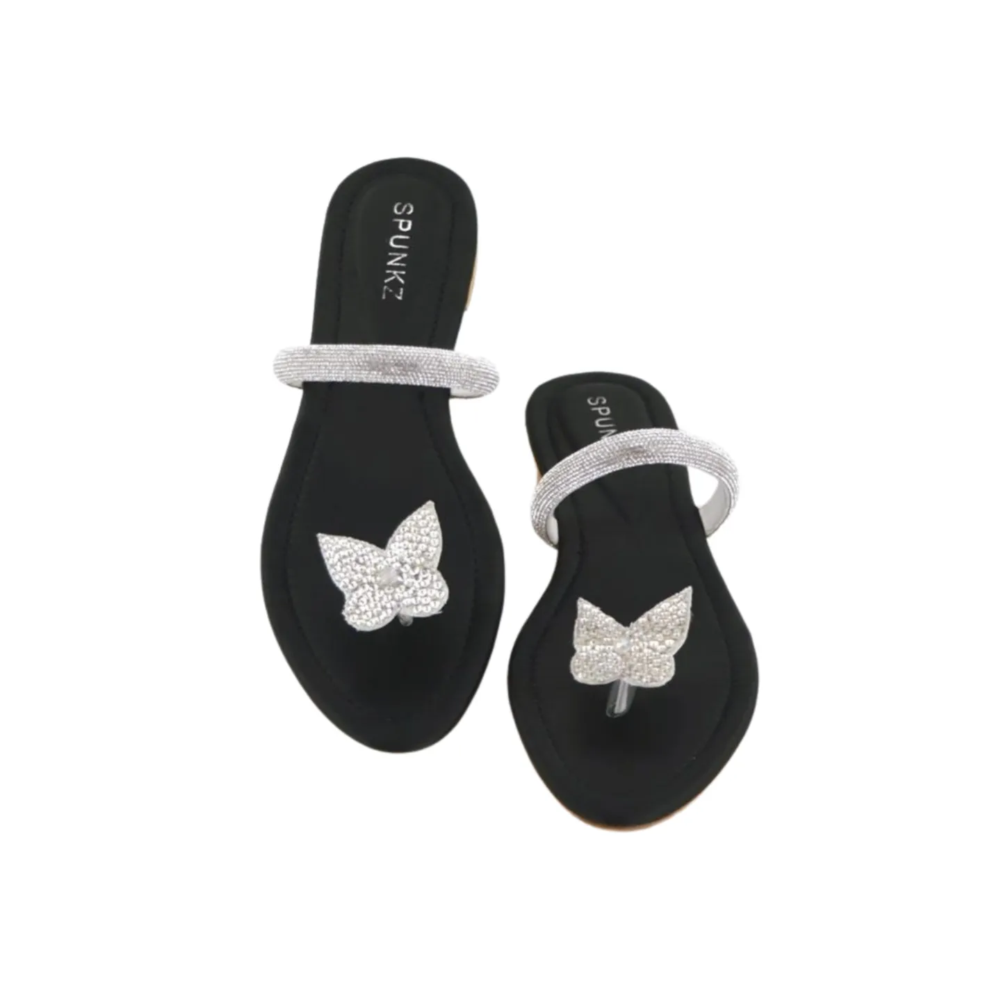 Beautifull Women’s Butterfly Embellished Flat Sandals