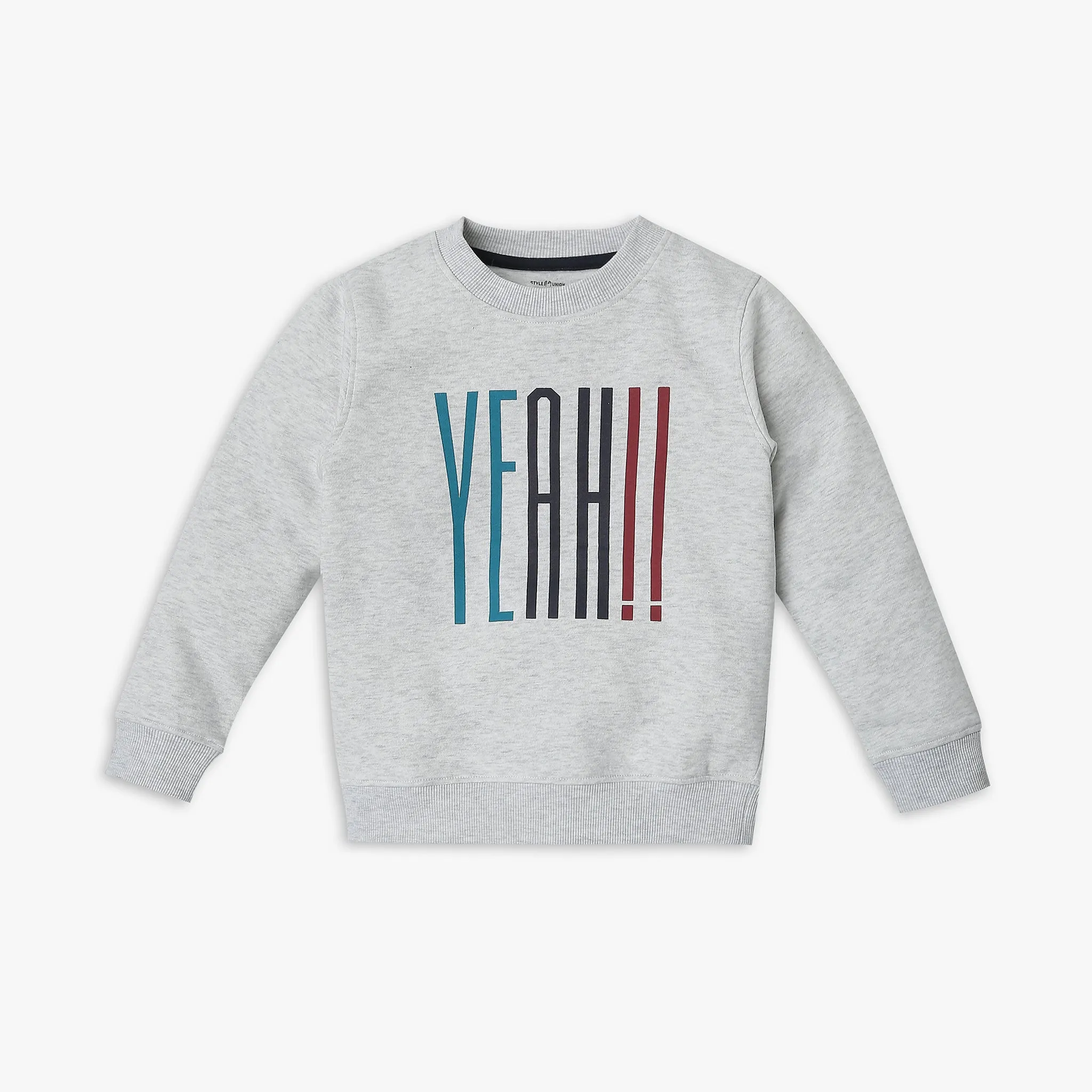 Boy's Regular Fit Graphic Sweat Tees