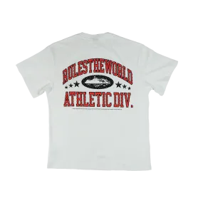 Corteiz Athletic Division T-Shirt White/Red