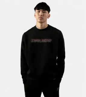 DOUBLE LOGO SWEATSHIRT - BLACK