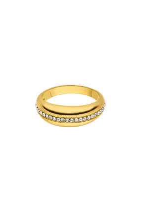 Eternal Pavé Ring 14K Gold Plated