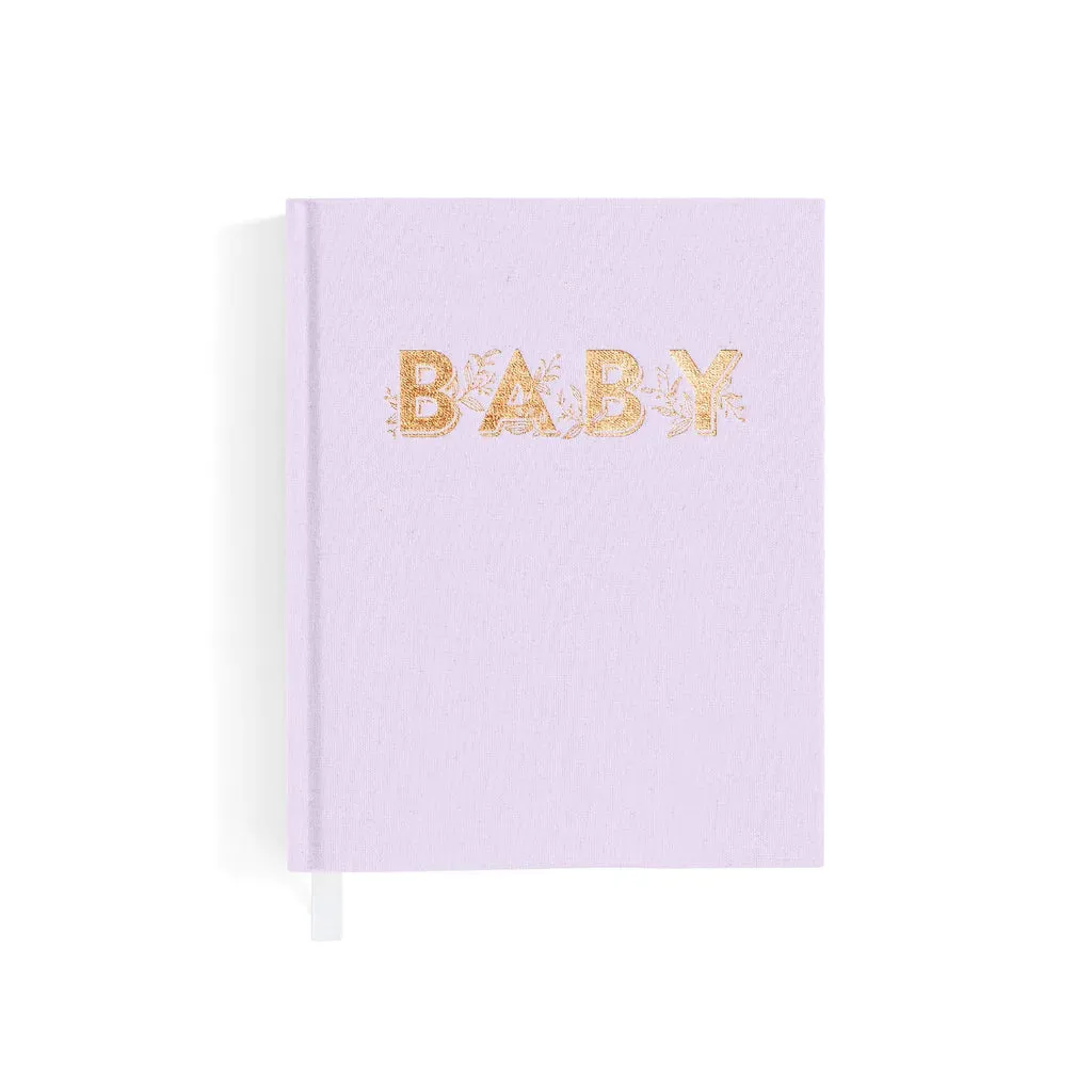 Fox & Fallow Mini Baby Book LILAC