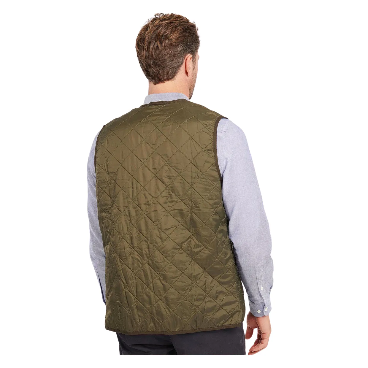 Gilet Uomo Barbour Polarquilt Zip-In Liner Verde