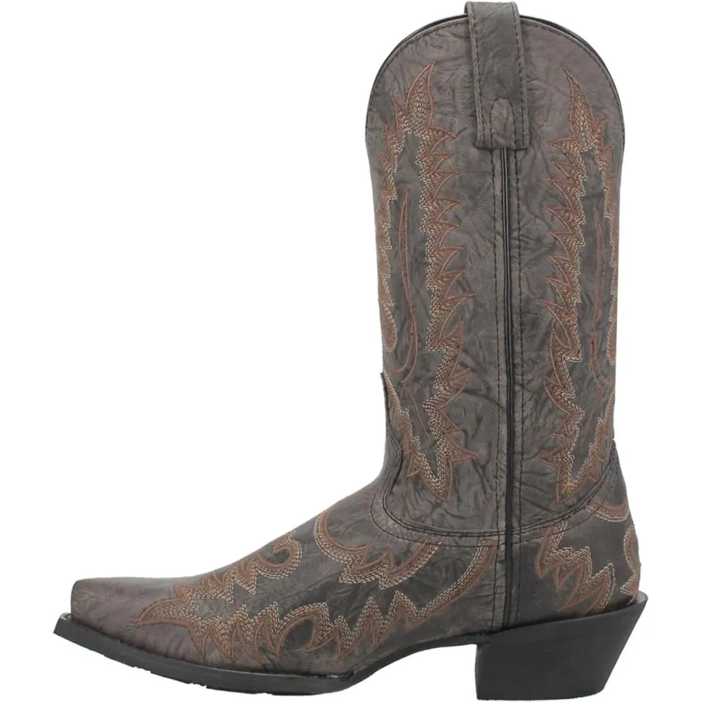 'Laredo' Men's 12" Kilpatrick Western Snip Toe - Grey