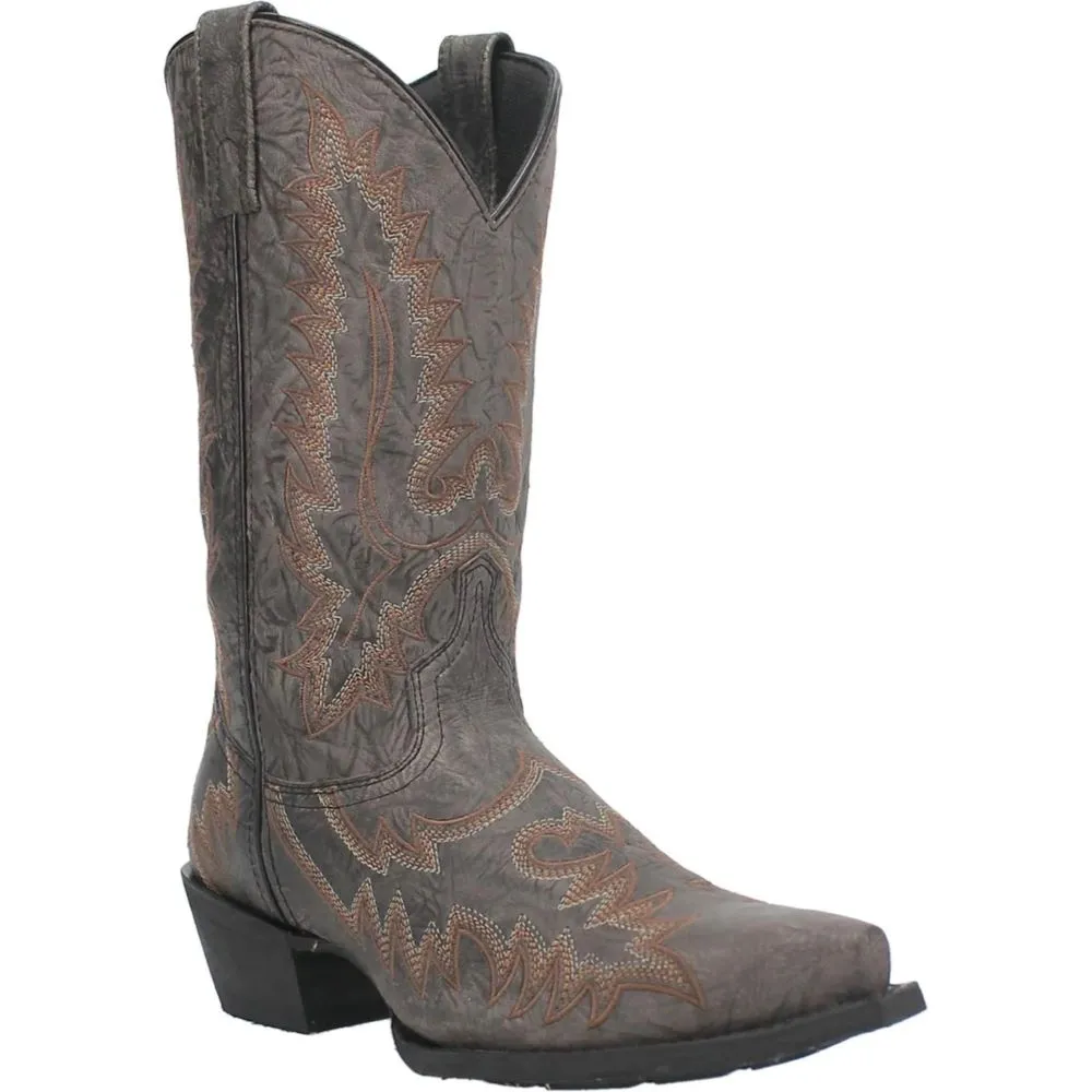 'Laredo' Men's 12" Kilpatrick Western Snip Toe - Grey