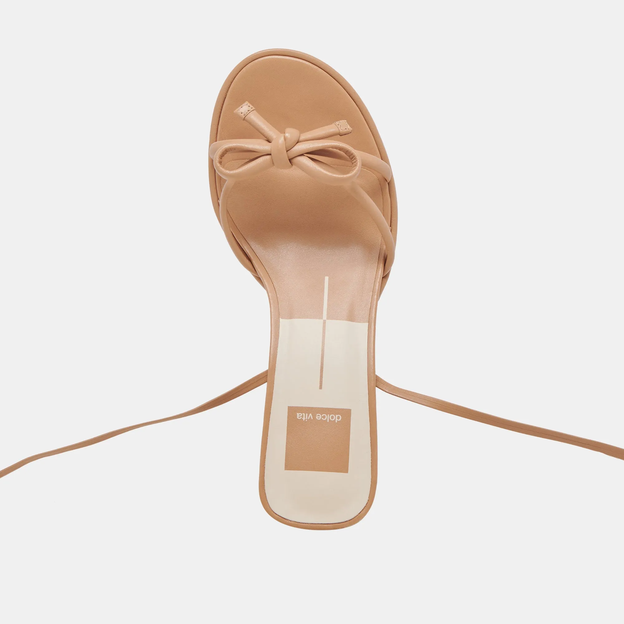 MAISON HEELS LIGHT TAN LEATHER