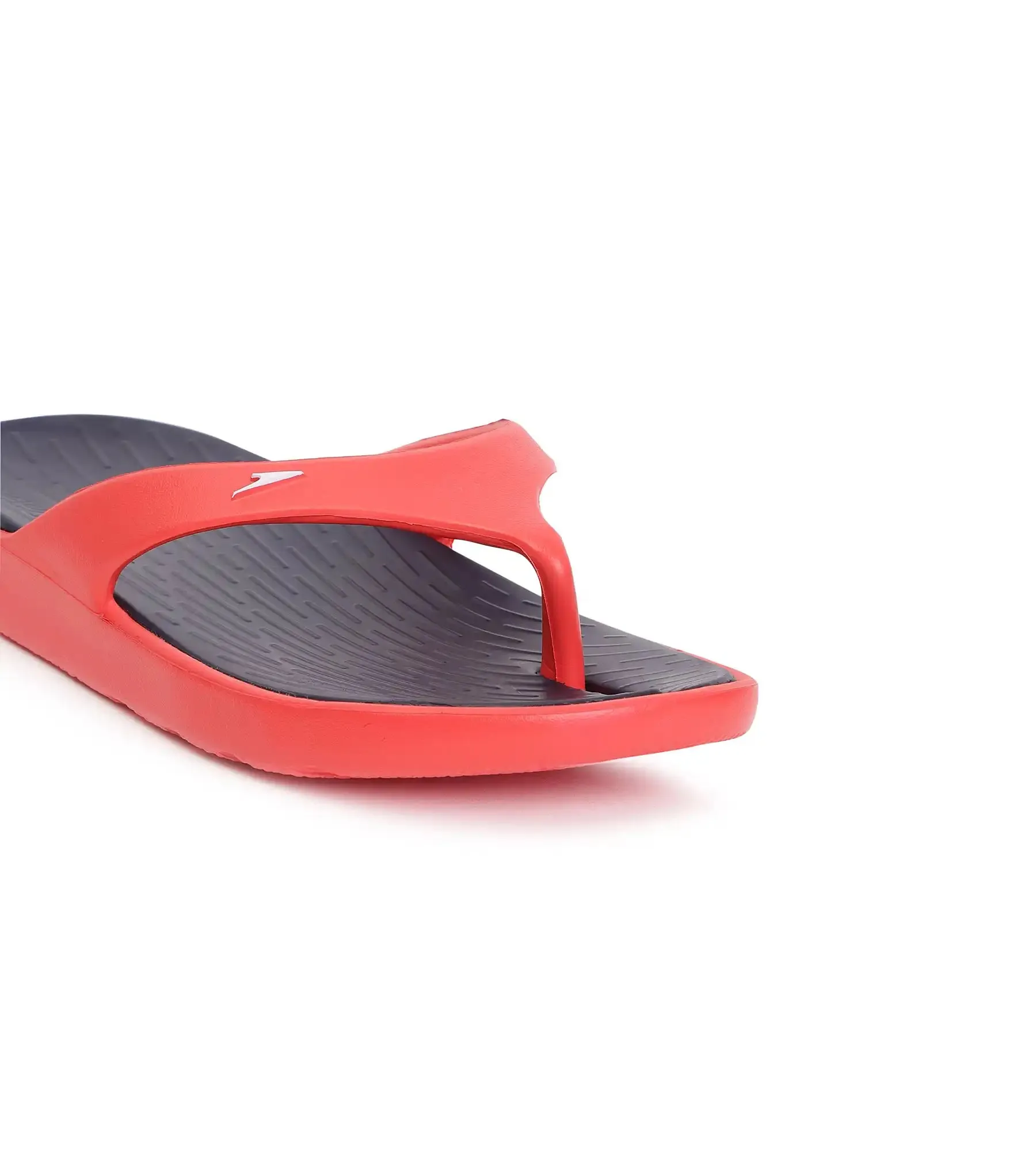 Men's Dual Colour Flip Flops -  True Navy & Fed Red