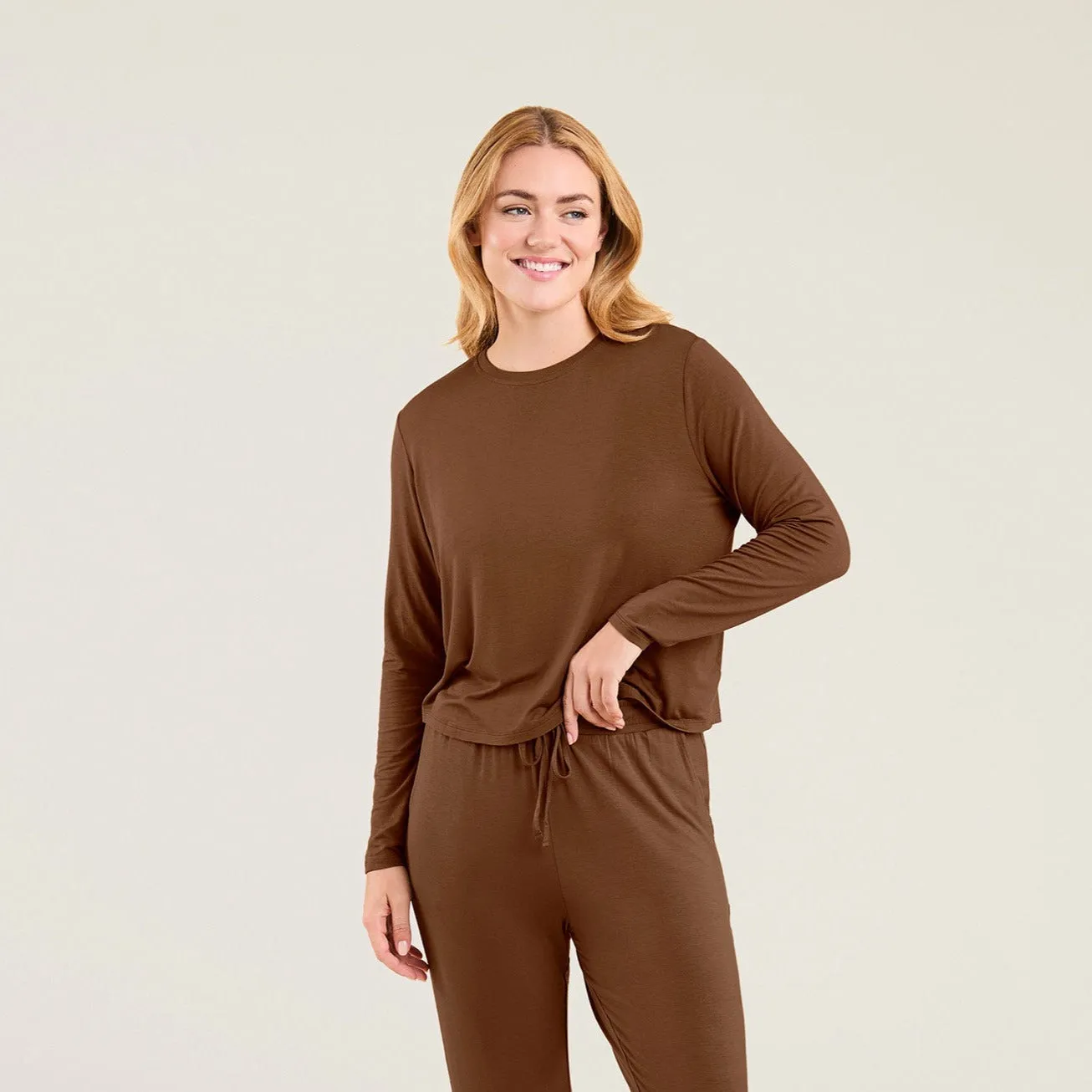 Pajama Jogger Set | Chocolate