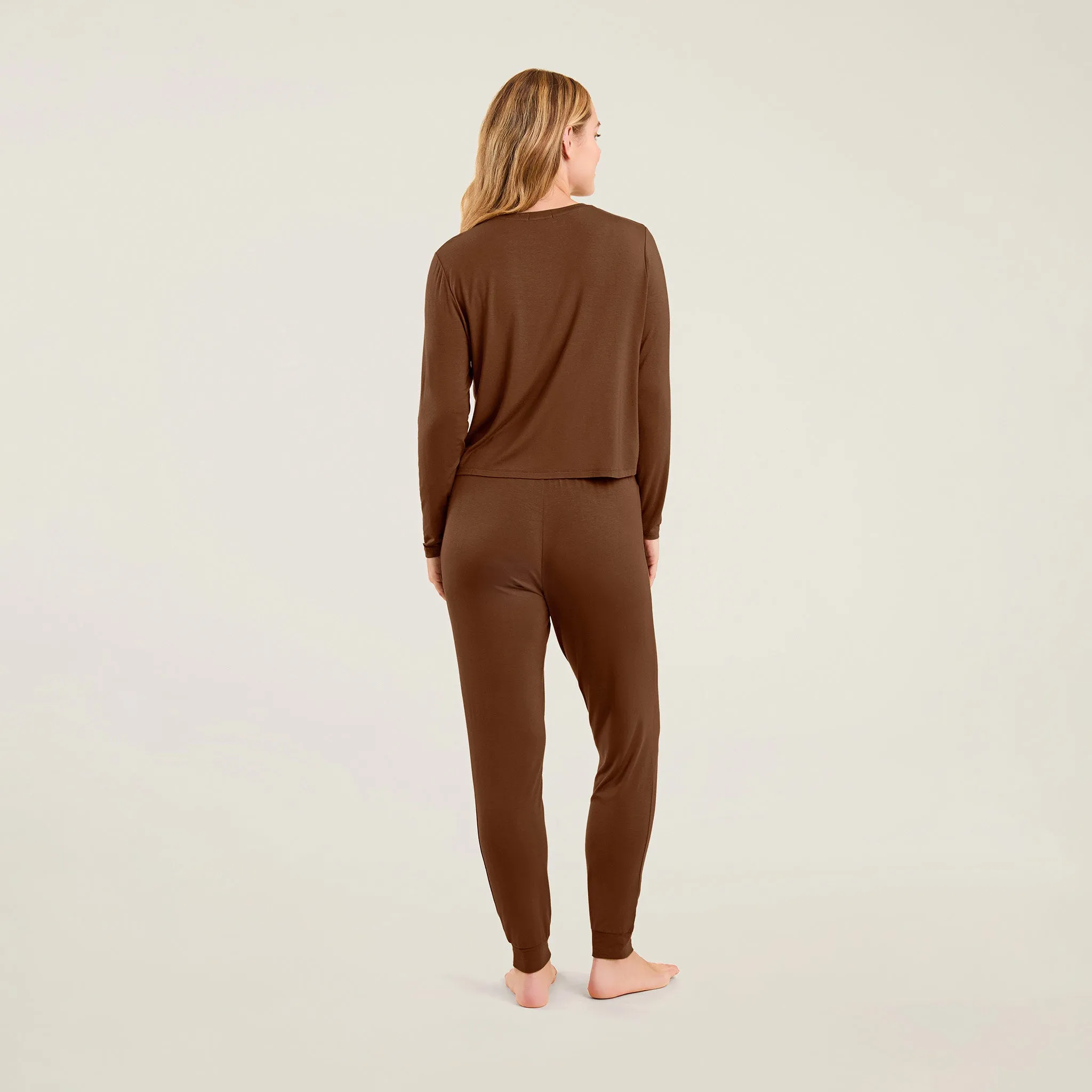 Pajama Jogger Set | Chocolate