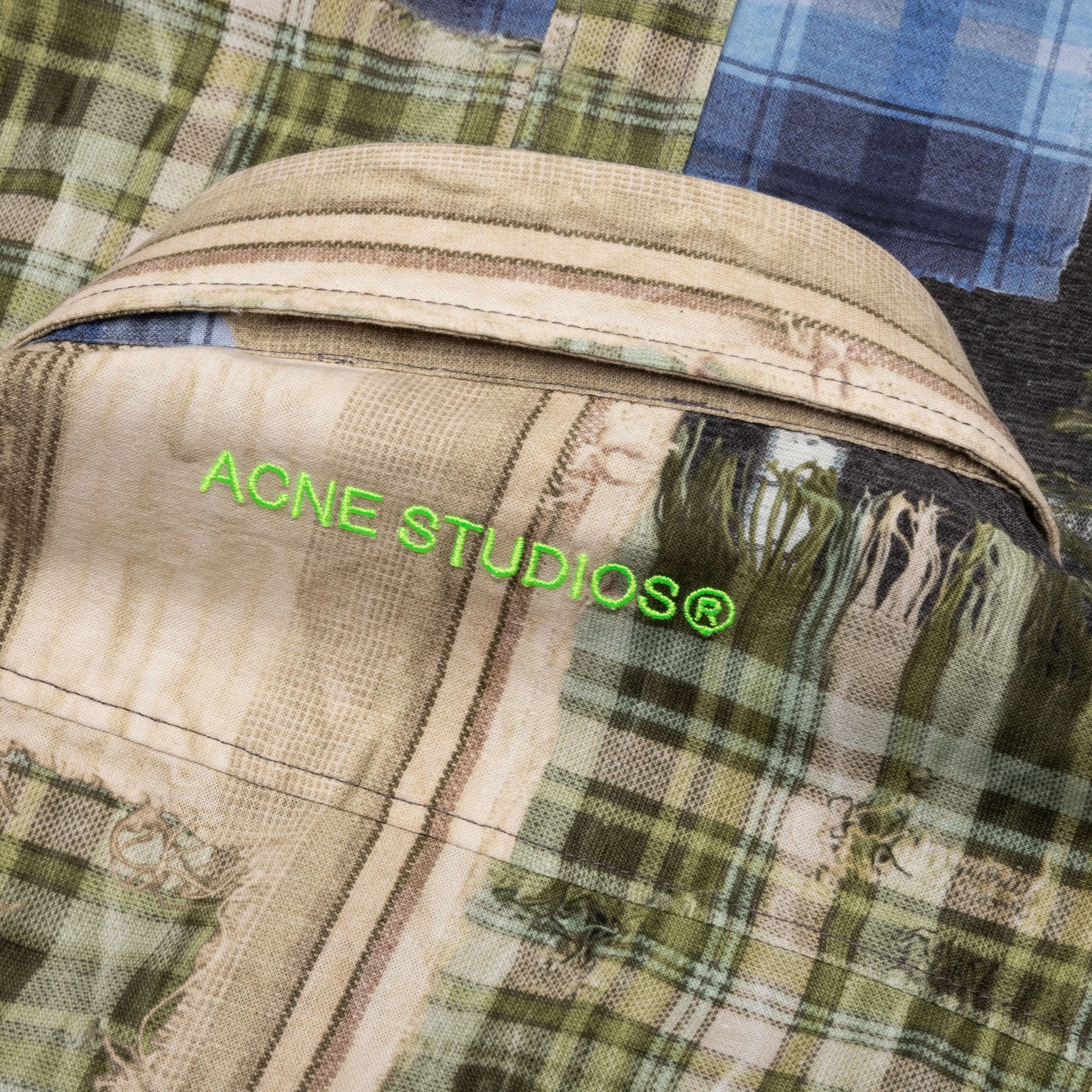 Patchwork Flannel - Green/Multi