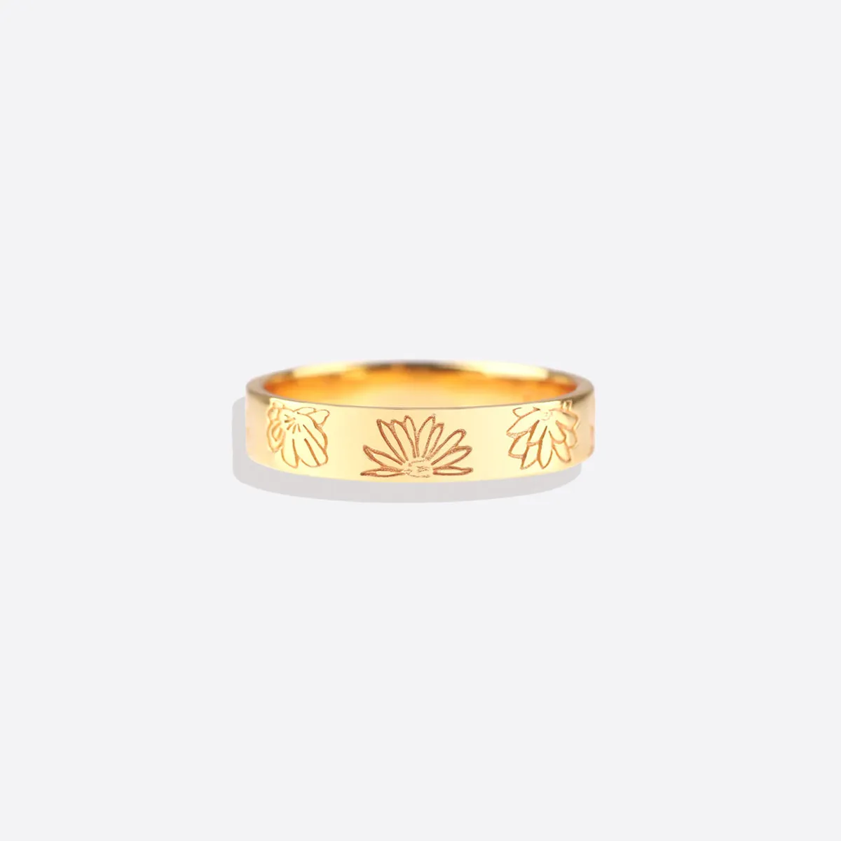 Personalized Stamped Flower Band