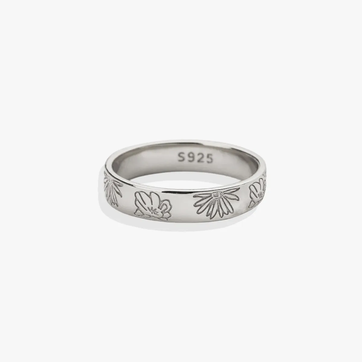 Personalized Stamped Flower Band