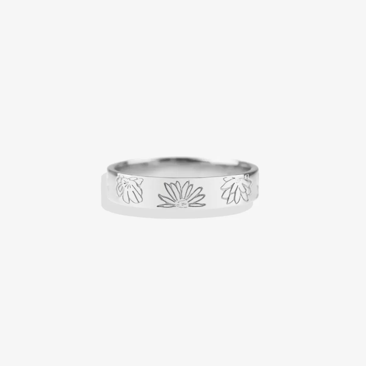 Personalized Stamped Flower Band