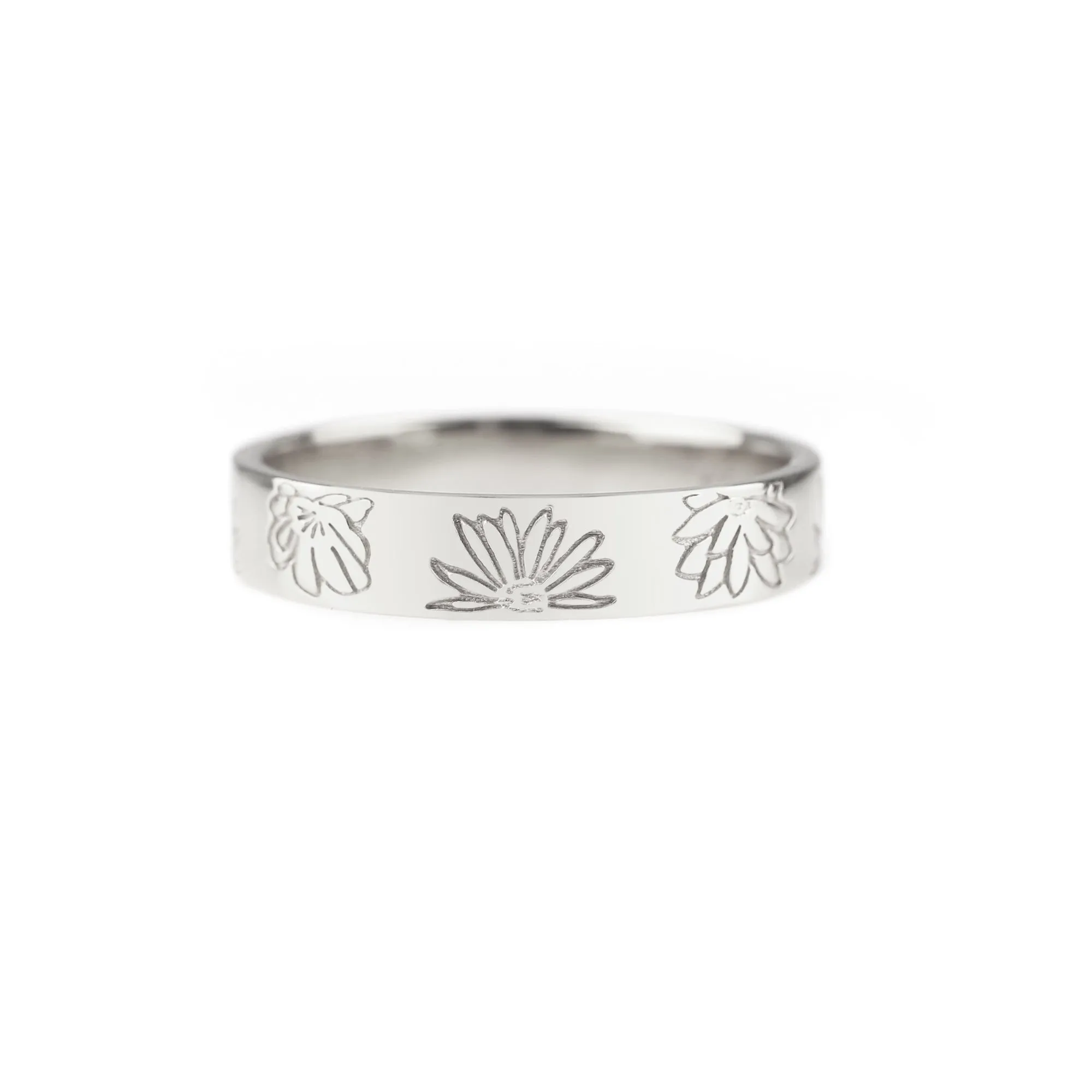 Personalized Stamped Flower Band