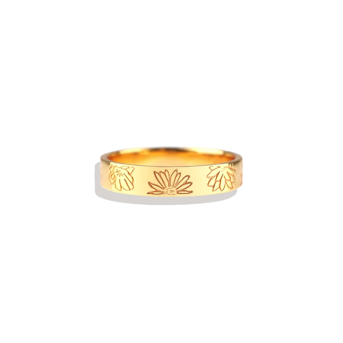 Personalized Stamped Flower Band