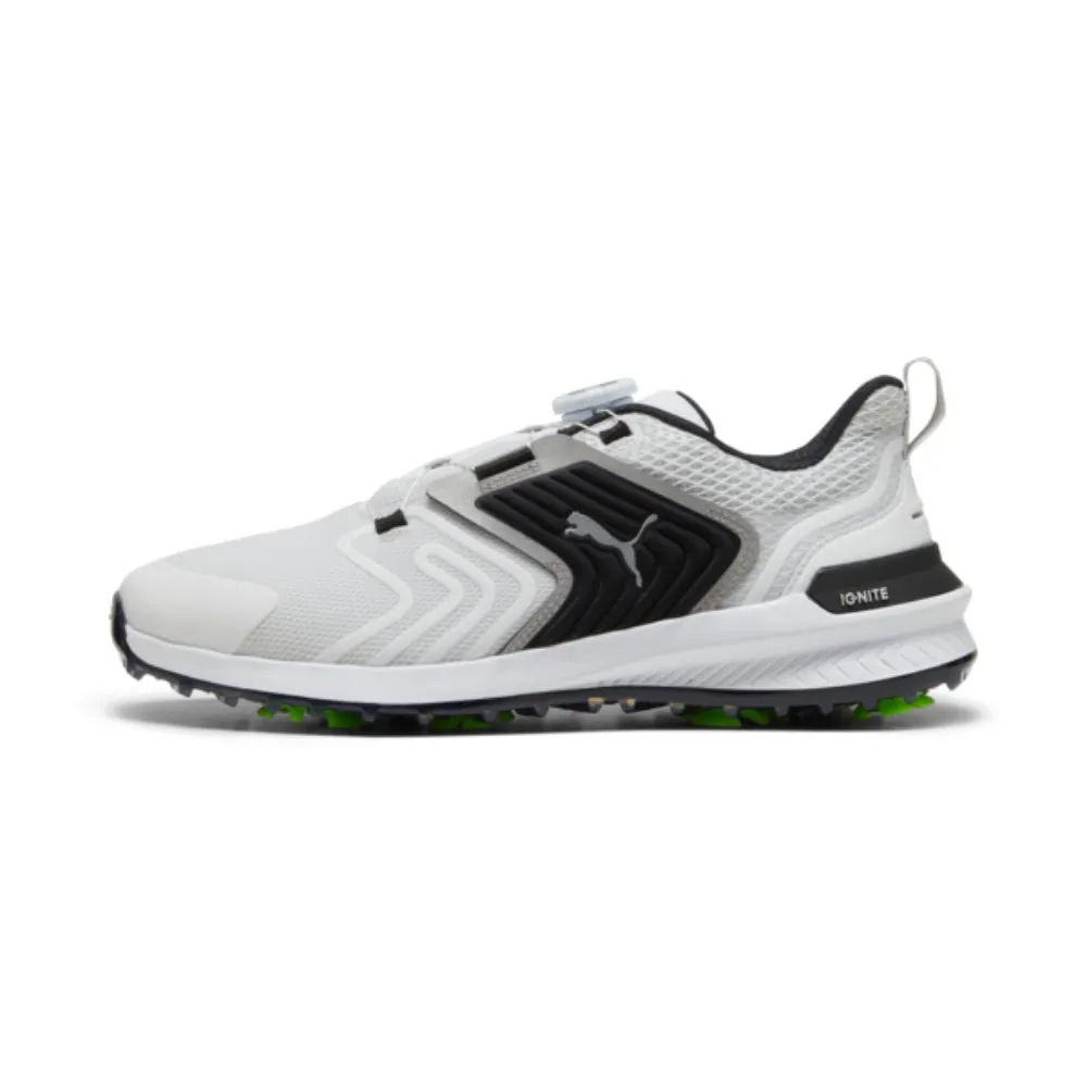 Puma Men's IGNITE Innovate DISC Golf Shoes - Feather Gray/Puma Black