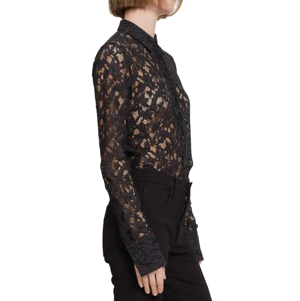 Rag & Bone Yvette Lace Button Front Shirt