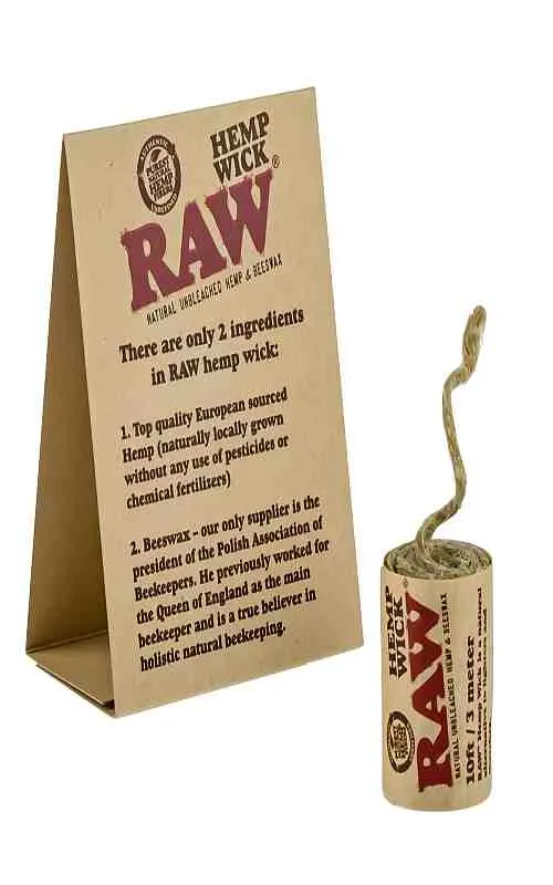 RAW hemp wick 3 meter