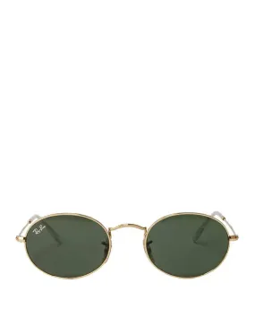 Ray-Ban RB3547 001/31 51 Sunglasses Gold / Green