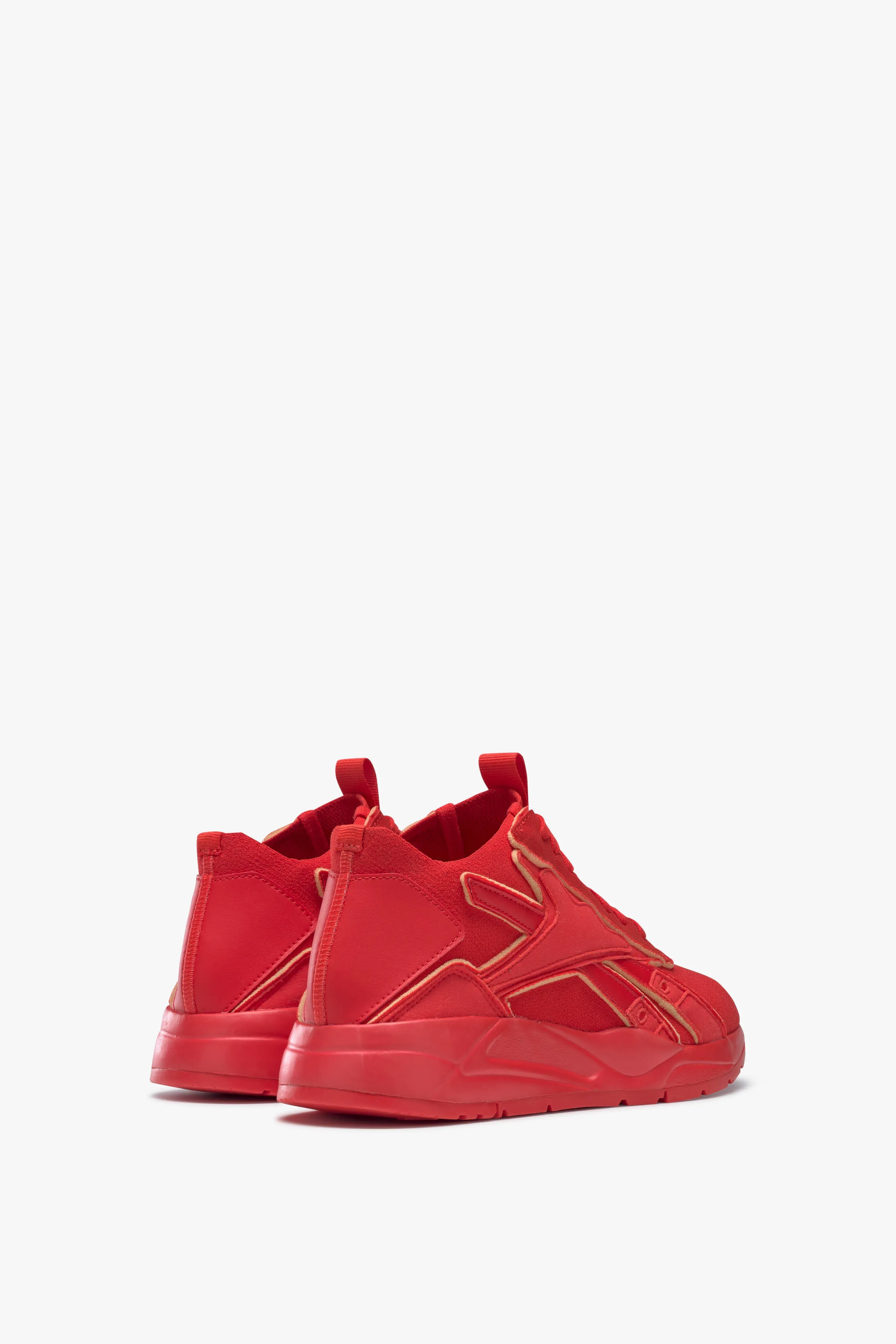 Reebok x VB Bolton Knit Sneaker in Instant Red