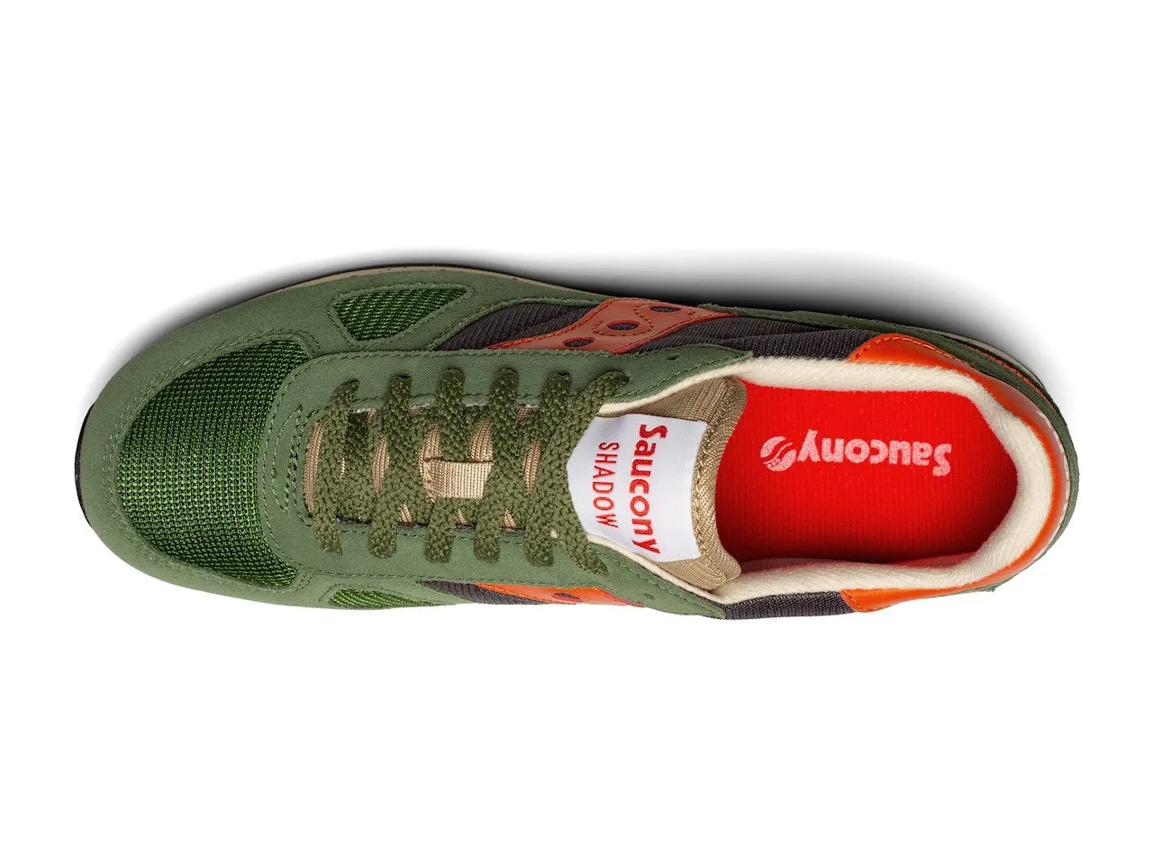 Saucony uomo Shadow Verde Arancio