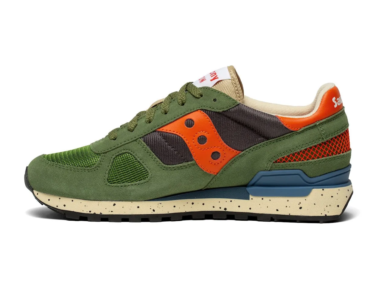 Saucony uomo Shadow Verde Arancio