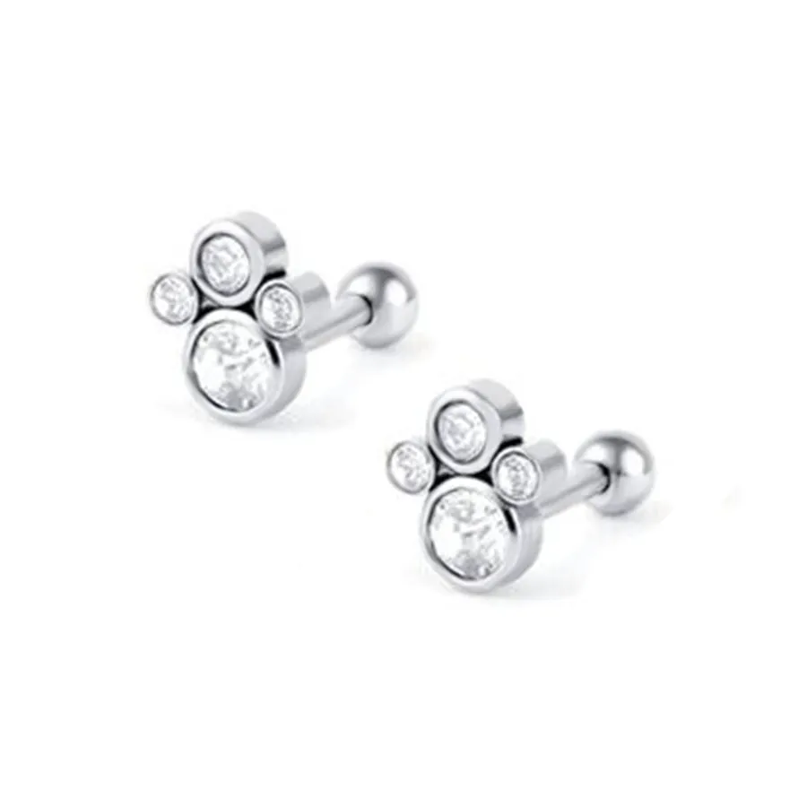 Solstice Midi Piercing Barbell Ball Back Earrings Sleeper Earrings