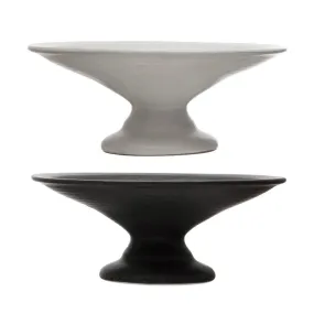 Stoneware Pedestals with Matte Finish