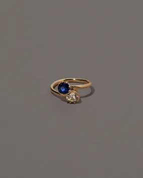 Sun & Moon Union Ring - Sapphire