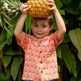 The Piña Stand - Boys Hawaiian Shirt