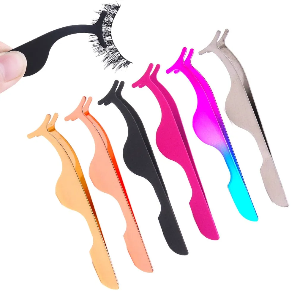 Tweezers for False Eyelashes (Black)