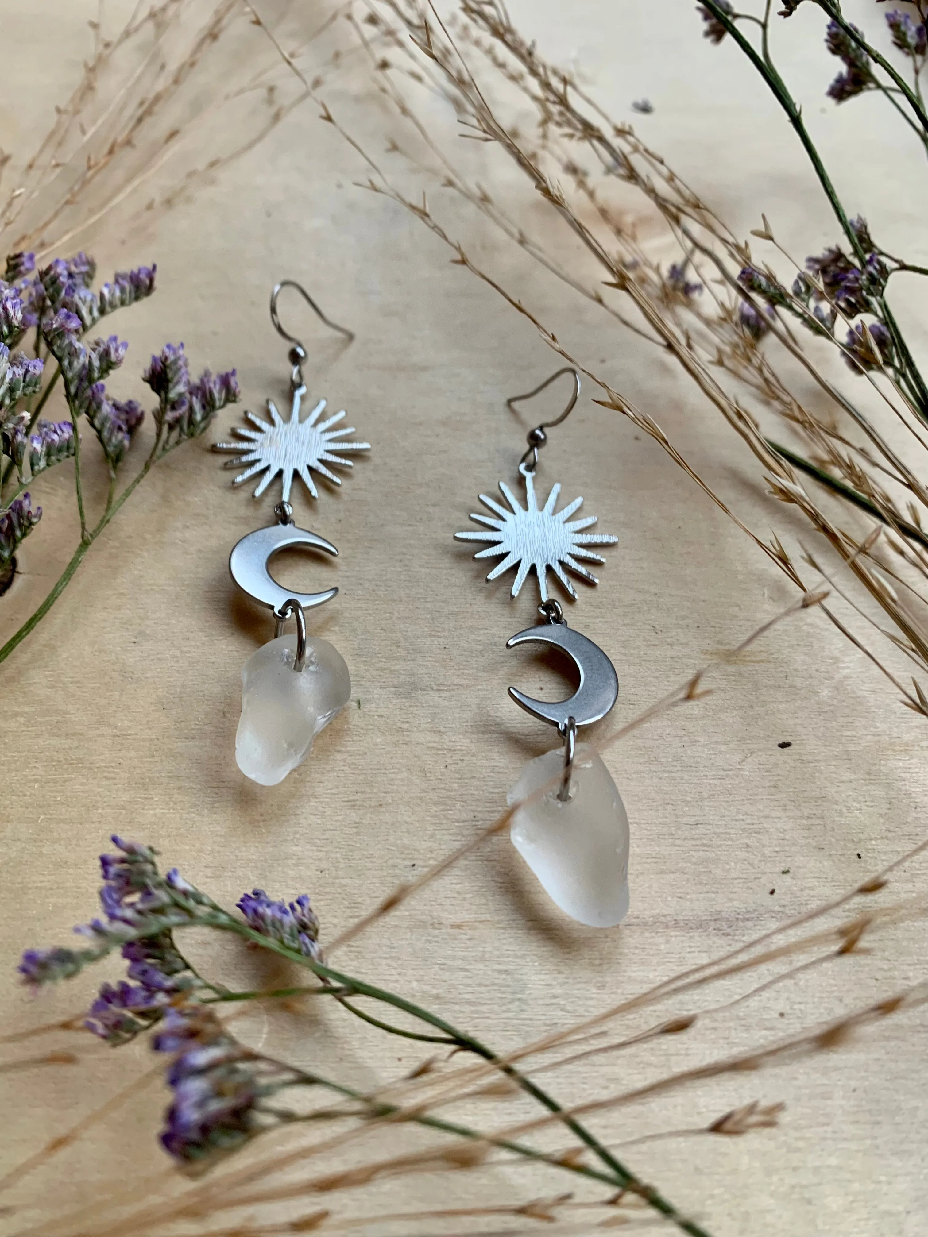 Visions Sea glass Earrings